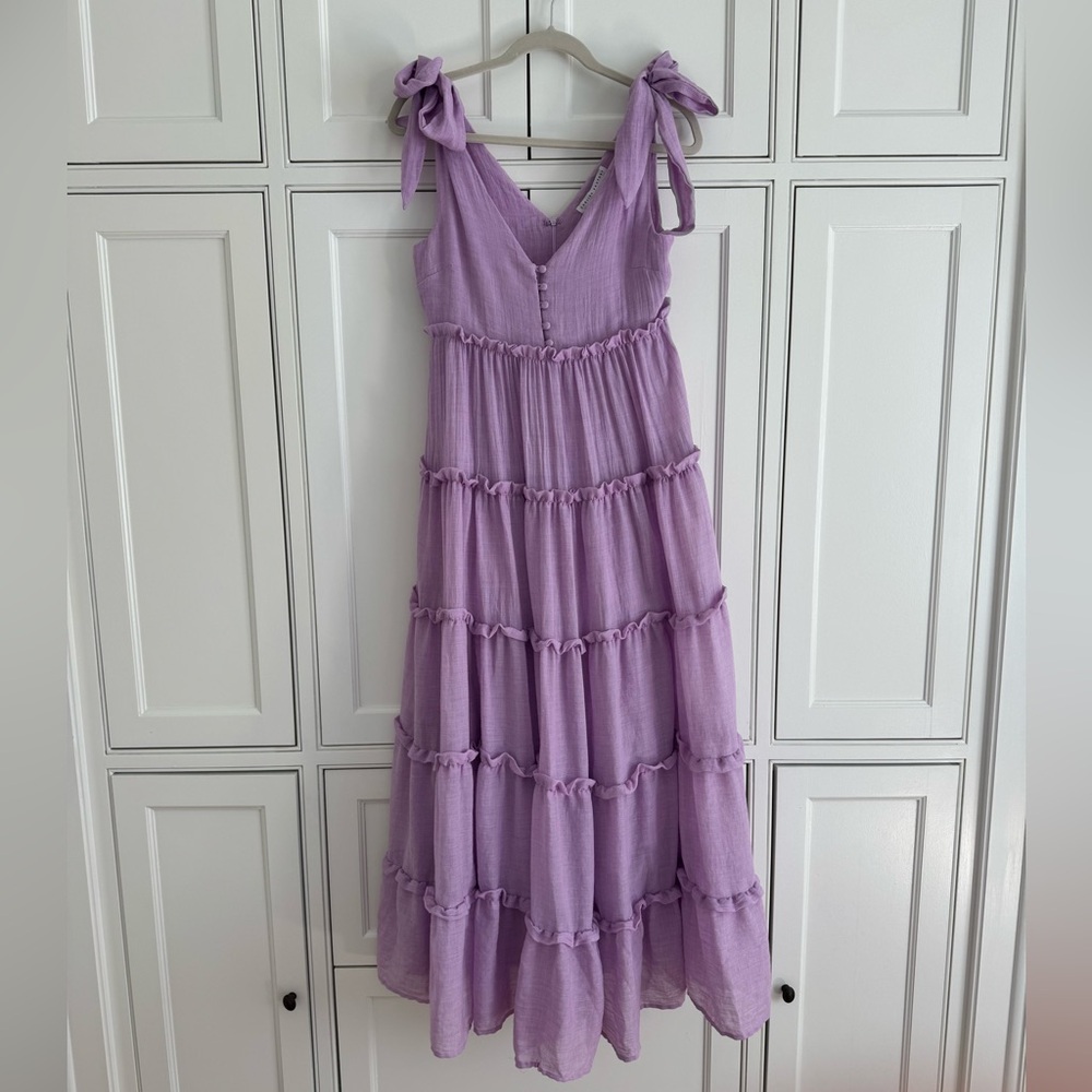 English Factory Tiered Midi Dress